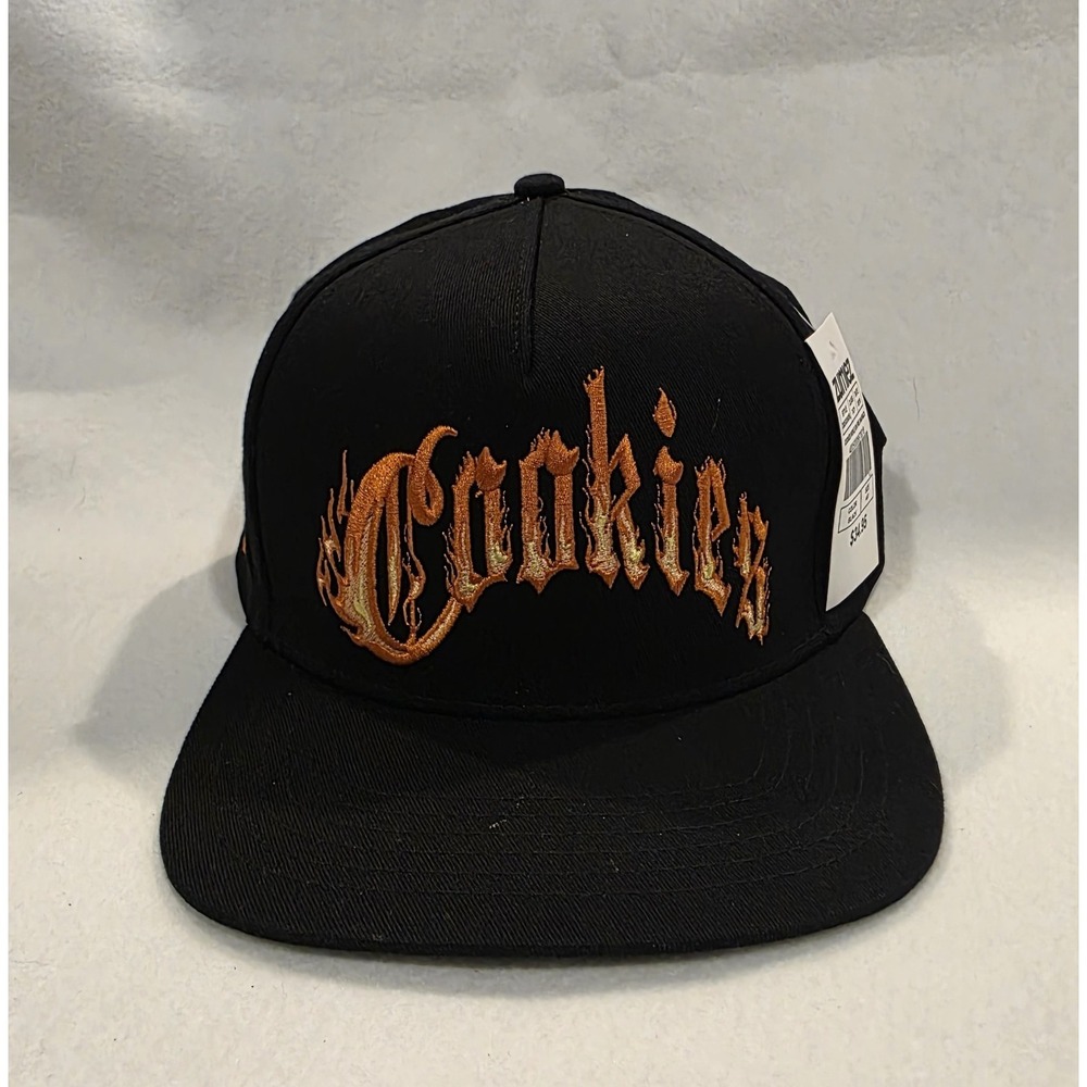 Cookies World On Fire CM253XSH07BL Black Snapback Hat. New With Tags. One Size